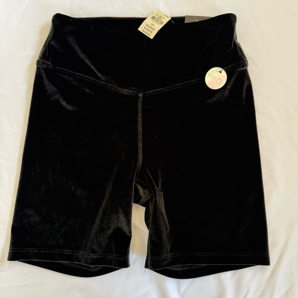 Victoria's Secret Pants - Victoria's Secret Black Velvet Shorts Size S